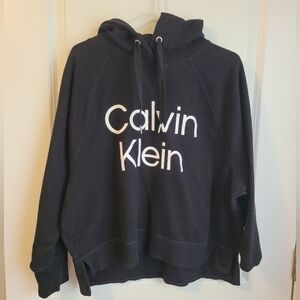 Calvin Klein Black Logo Hoodie Jacket